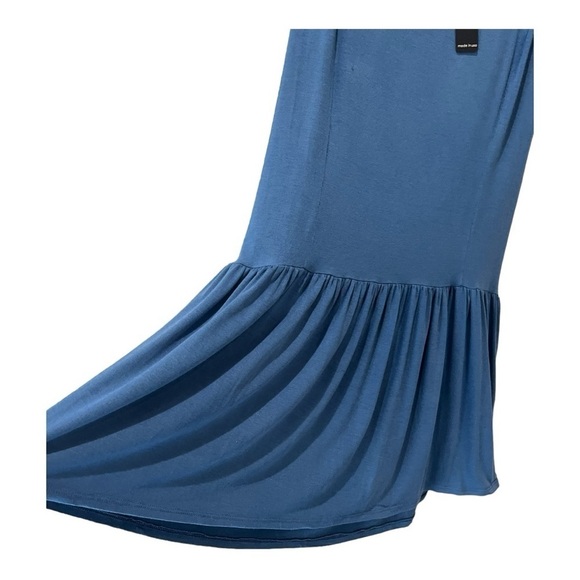 (2) Krisa X Revolve Siro Micro Modal Drop Waist Tank Dress Indigo & Purple NEW - Picture 11 of 15